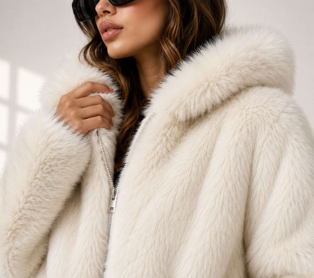 Women's Premium Faux Fur Coat – Sustainable Style