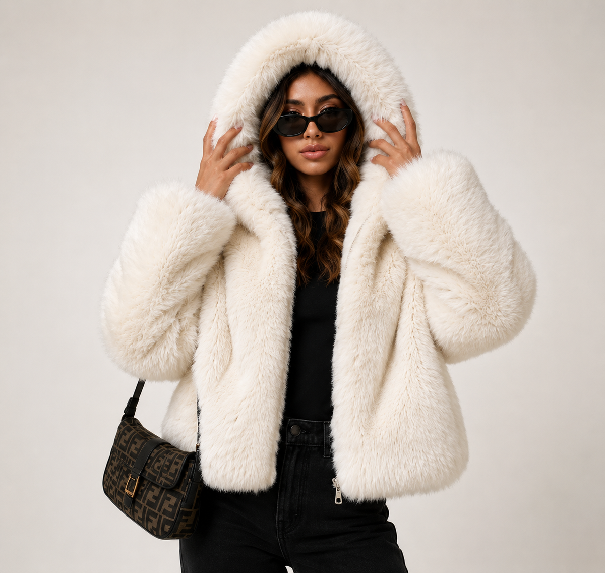 Women's Premium Faux Fur Coat – Sustainable Style