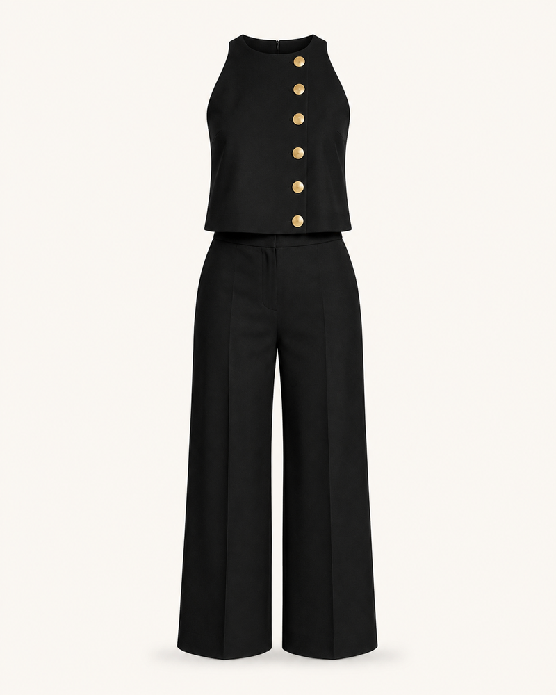 Women’s French-Inspired Halter Two-Piece Set