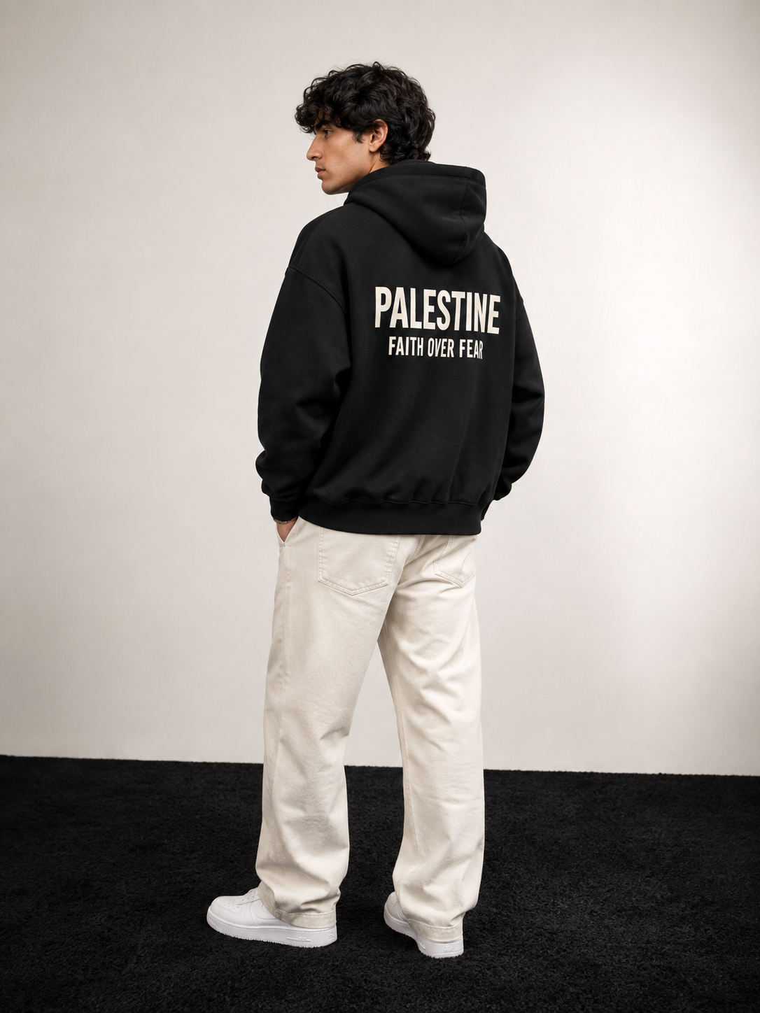Unisex Relaxed-Fit Hooded Sweatshirt
