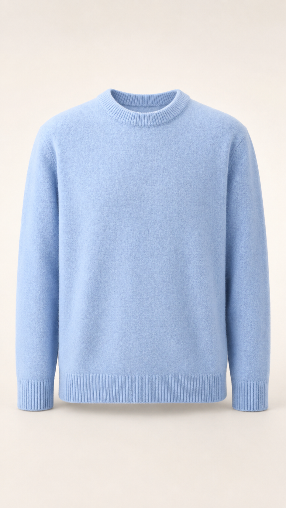 Round Neck Sweater Loose Oversized Knit Sweater