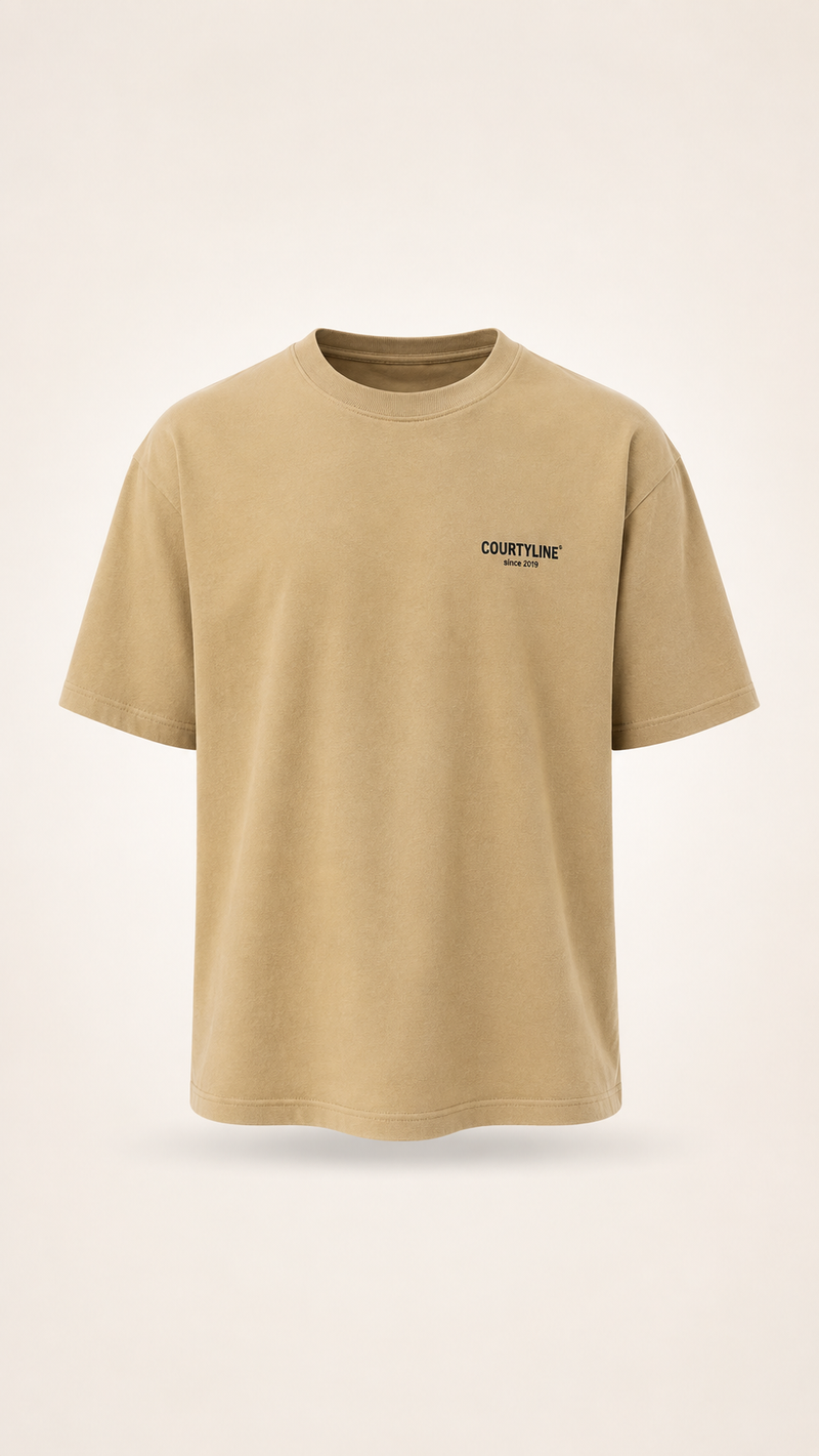 Heavy-weight Cotton Short-sleeve T-shirt Mens American-style Top
