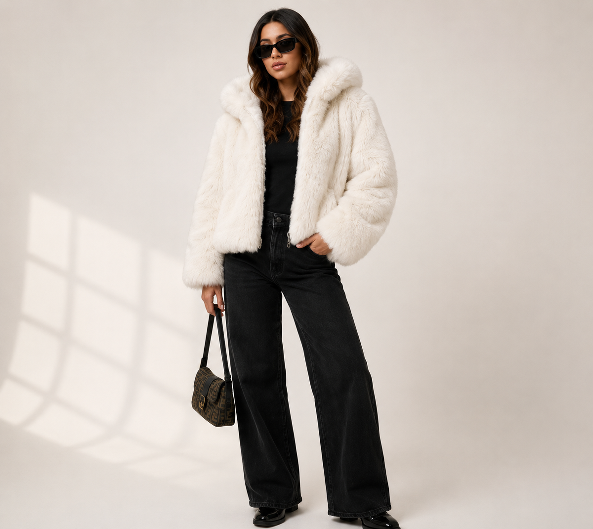 Women's Premium Faux Fur Coat – Sustainable Style